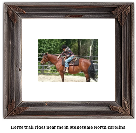 horse trail rides near me in Stokesdale, North Carolina